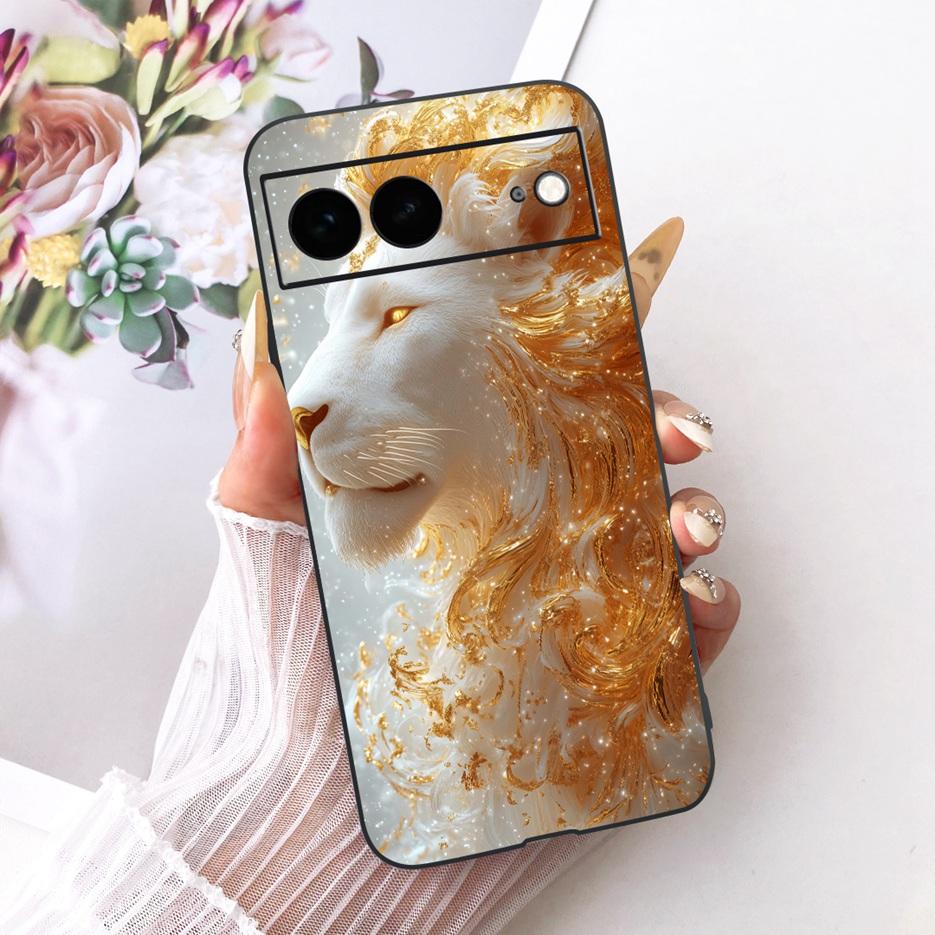 For Google Pixel 7A Case Pixel7 Pro Luxury Flower Butterfly Painted Cover Soft Silicone Case For Google Pixel 7 Pro Pixel7A Bags