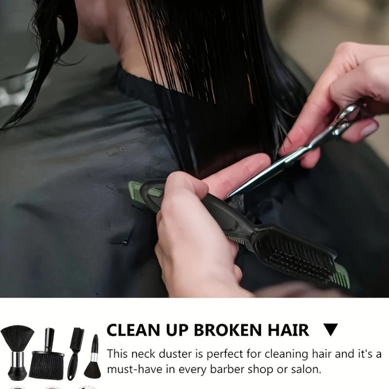 2/3/4Pcs Neck Dust Collector Hair Cleaning Brush For Hairdressers Neck Dust Collector Hairdresser Salon Blade Clean Brush Tool