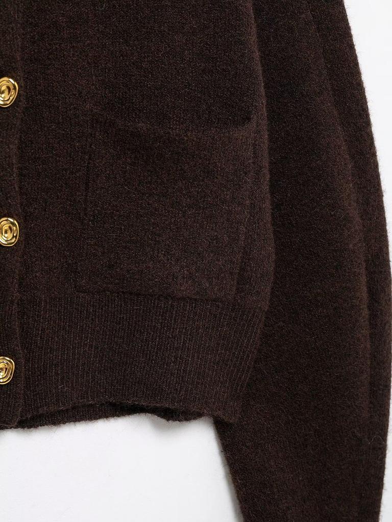 TAOP&ZA Spring Collection: Women's Elegant Double-Breasted Knit Cardigan & Casual Midi Skirt