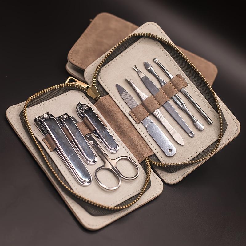 High Quality Manicure Set Pedicure Sets Nail Clipper Stainless Steel Nail Cutter Tools Nail Scissors File Eyebrow and Eyelash Trimmer Kit