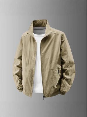 Veste Trois-Preuves Polyvalente pour Homme - Sports d'Extérieur, Coupe Ample, Style Coréen pour le Printemps/l'Automne