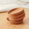 Coaster, Strong Heat Insulation Cork Coaster, Anti-Slip Performance Round Cork Coaster with Three-Dimensional Rim Design