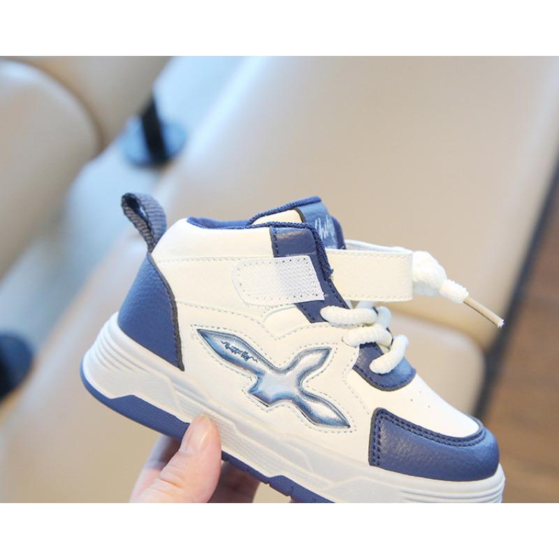 Kindersneaker, Frühling/Herbst Neuankunft, Lässige Jungen-Skateschuhe, High-Top Weiße Mädchen-Sneaker, Baby-Ballerinas mit weicher Sohle