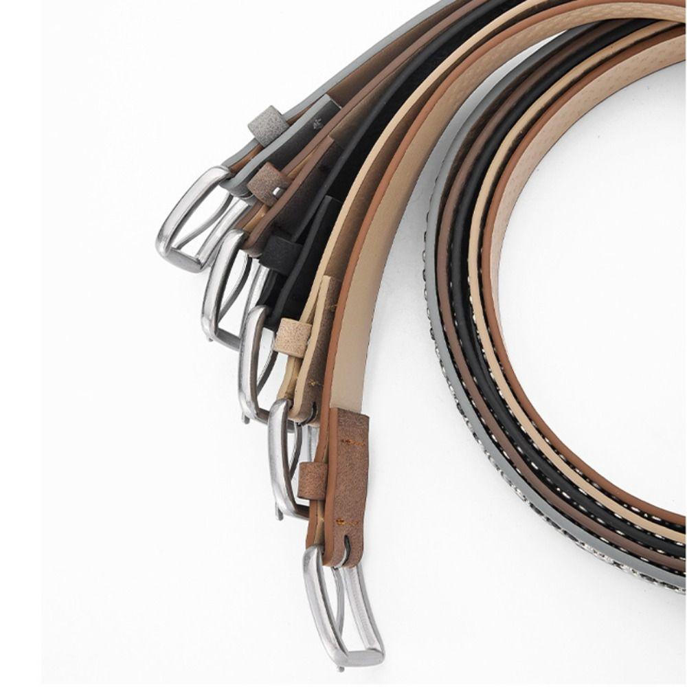 Luxury Design Business Waist Belt Retro Punk Waistband Suede Rivet Belt  Paired with Skirts Jeans