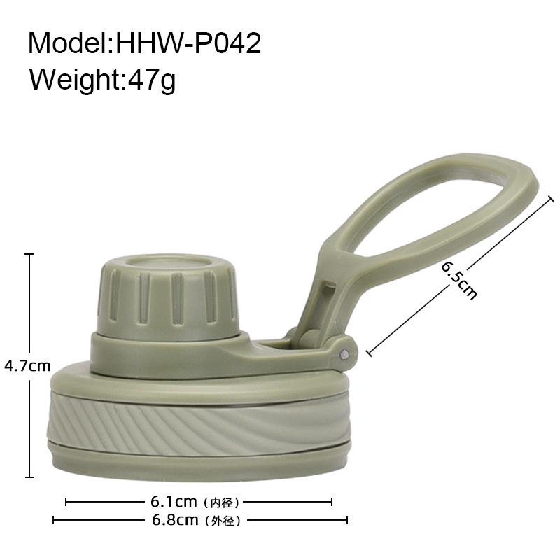 Pokrywka termosu o dużej pojemności 1L, wygodny uchwyt, pokrywka kubka sportowego na zewnątrz