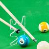Stable Adjustable Bridge Head Holder Impact Resistant Transparents Acrylic Billiard Cue Stand billiards equipment