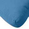 2 Piece Pallet Cushions Melange Blue Fabric