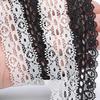2.9CM Width Black White Lace Braided Shoe Laces Hollow Lace Flat Shoelace Shoe Laces For Ballet Sneakers Shoes Accessories