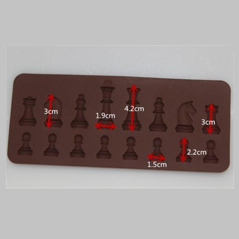 DIY Cake Mold Chess Shaped Chocolate Molds Ice Cube Mould Baking Mould Silicone Mold Cake Decorating Tools Kitchen Accessories