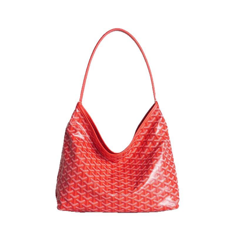 2025 new first-layer cowhide wax thread Goya hobo shoulder underarm bag mother and child bag genuine leather large-capacity tote bag