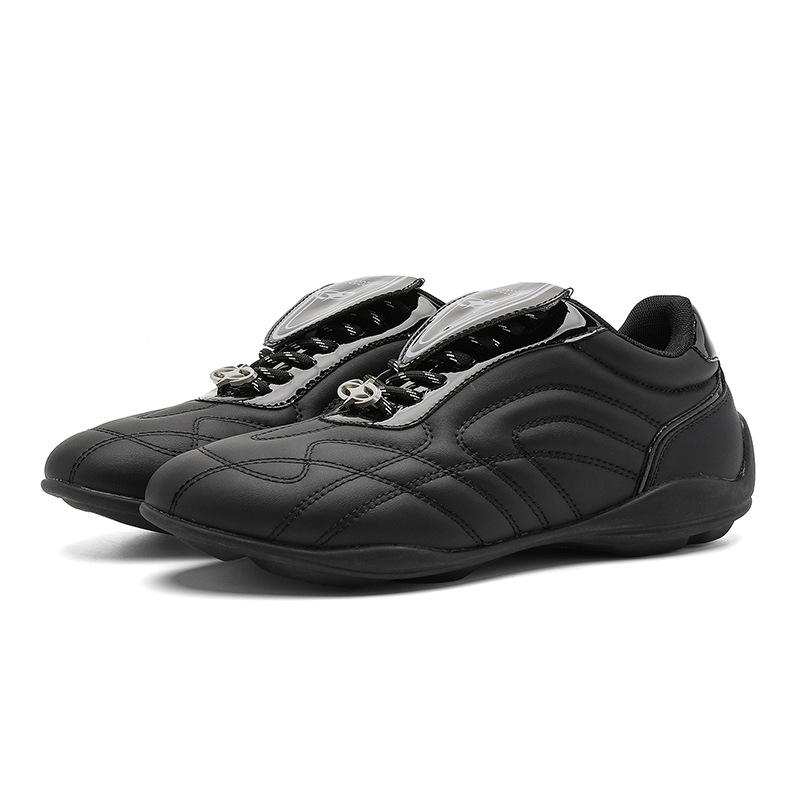 Turbo Racing Unisex Thin-Soled Black Casual Soccer and Commuting Shoes