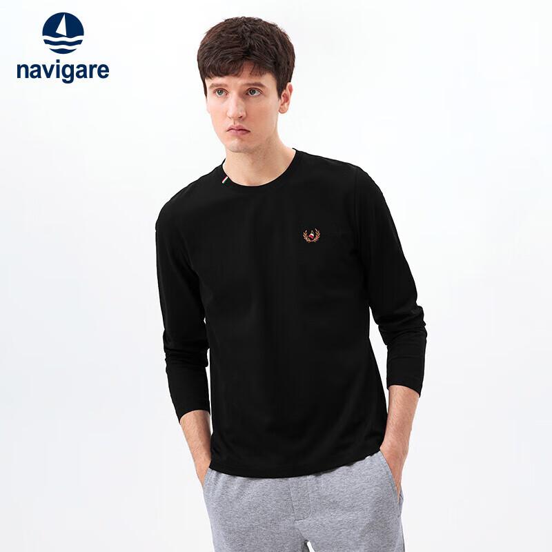 Navigare Men s 100% Cotton Long Sleeve Sailboat T-Shirt XL (52)