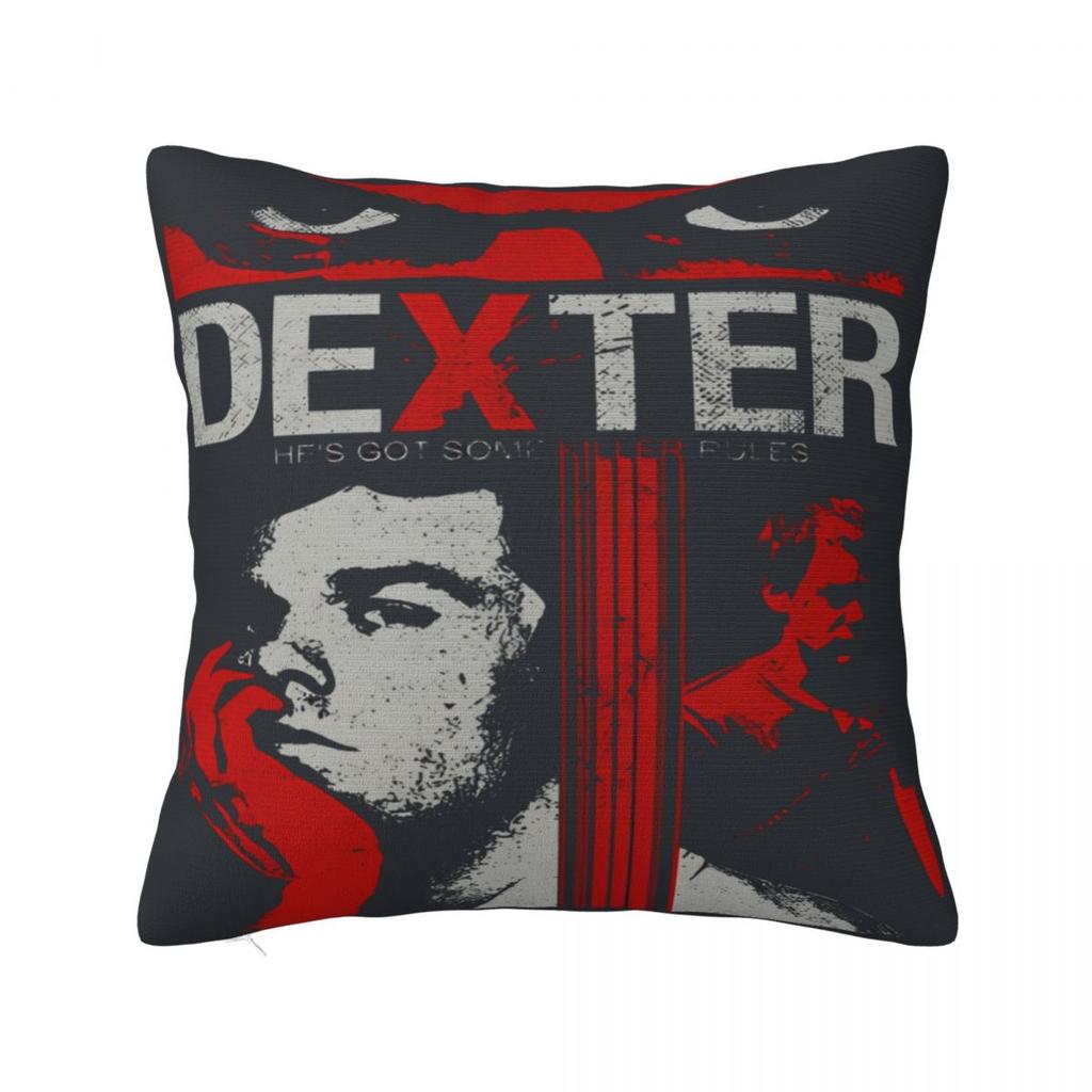 Dexter Morgan Pillow Case Cushion Cover Square Graphic Pillow Cover Funny Pillowcases For Chair Sofa Home Decoration