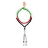 Stylish Multicolor Crystal Bead Bracelet For Women Festive Occasions Tassels Hand Chain Adjustable Religious Jewelry