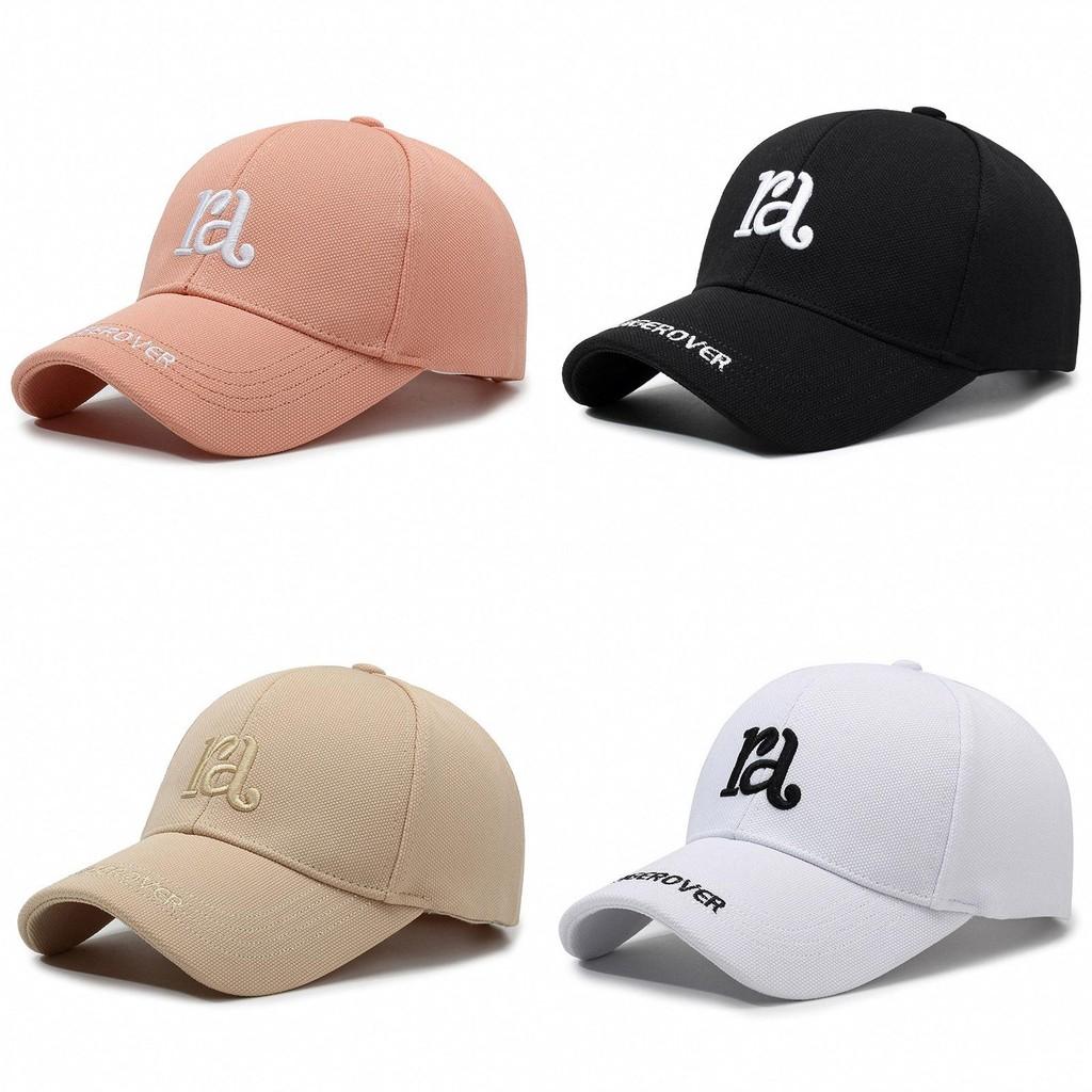 Rd Letter Embroidery Baseball Cap Outdoor Breathable Sun Protection Gift Hat