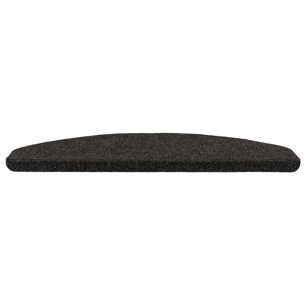 Self Adhesive Stair Protectors 15 pcs Black 80 x 28 x 3.5 cm