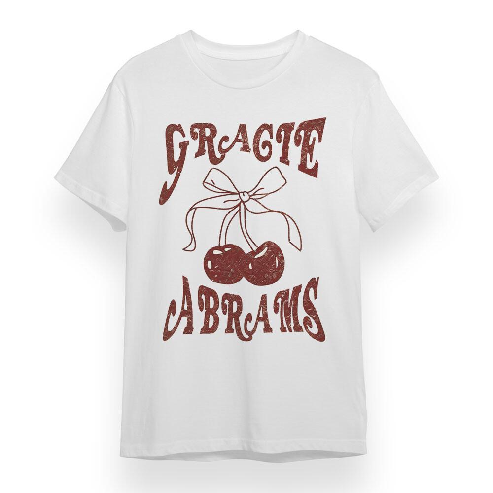 

Women s Plus Size T-shirt With Brown Cherry Graphic Unisex White 100% Cotton Tee M