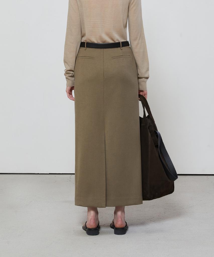 Notia Standard Fit Long Skirt - Khaki