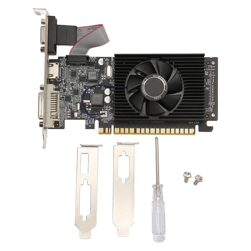 G210 1GD3 Graphics Card GF218 Chip 500MHz 1GB 64bit GDDR3 Memory PCIE 2.0 Graphics Card for Gaming Desktop PC
