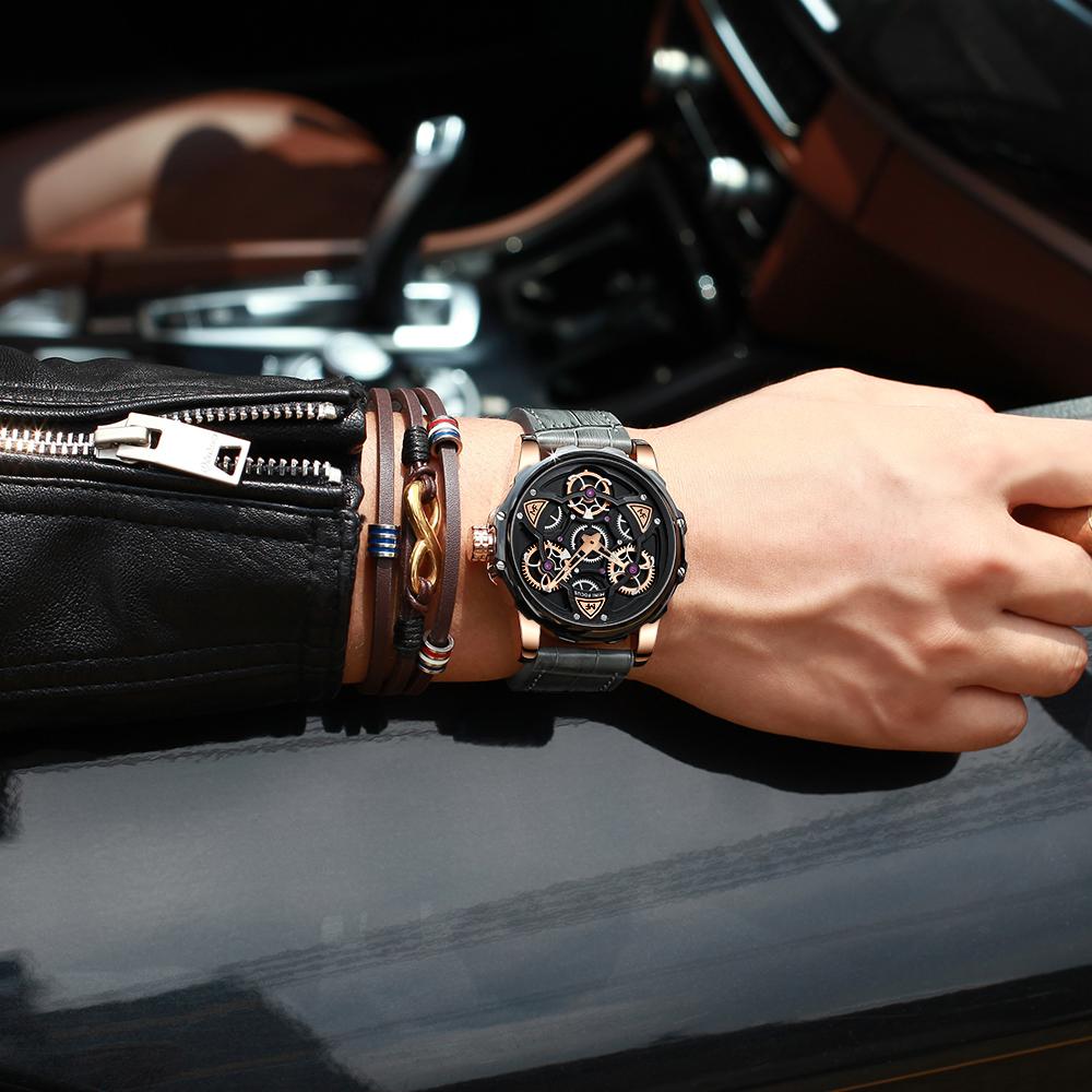 Top Luxury With Box Mini Focus Brand Watch Hollow Men's Watch Casual Men's Quartz Watches