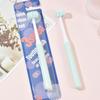 Baby Toothbrush Comfortable Grip U Type Safe Compact Creative Oral Care Tool Durable Three-sided Baby Toothbrush for Bathroom
