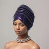 Beauty Strip Multi -Layer Exaggerated Turban Cap African Hat Muslim Turban Hat