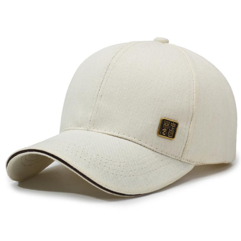 

Мужская солнцезащитная шляпа Весна Осень Уличная защита от солнца Уличная бейсболка бежевый