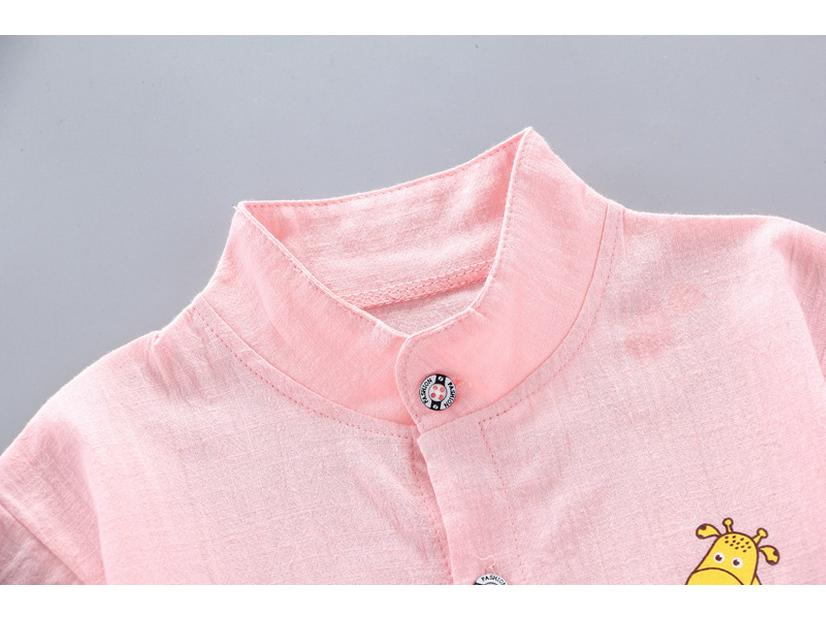 Tenue d'été à manches courtes pour petit garçon: Ensemble deux pièces mignon et beau