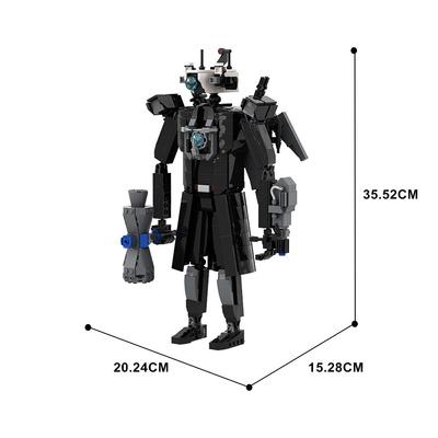 2023 3D Speakerman Kinderblock-Plastikspieldesigner für Jugendliche und Kinder Skibidi-Toilette