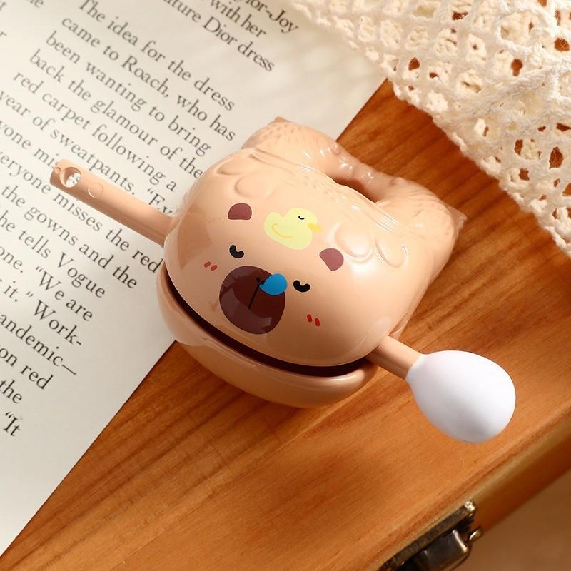 Adorable Plush Capybara Keychain Cute Cartoon Couple Car Key Accessory Gift