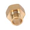2PCS Hex Head Design Brass Pipe Reducer Pipe Fitting Coupler  Plumbing and Industrial Use