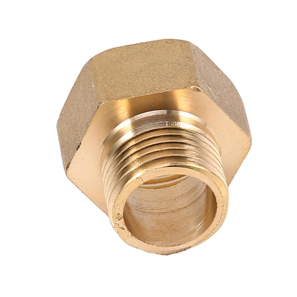 2PCS Hex Head Design Brass Pipe Reducer Pipe Fitting Coupler  Plumbing and Industrial Use