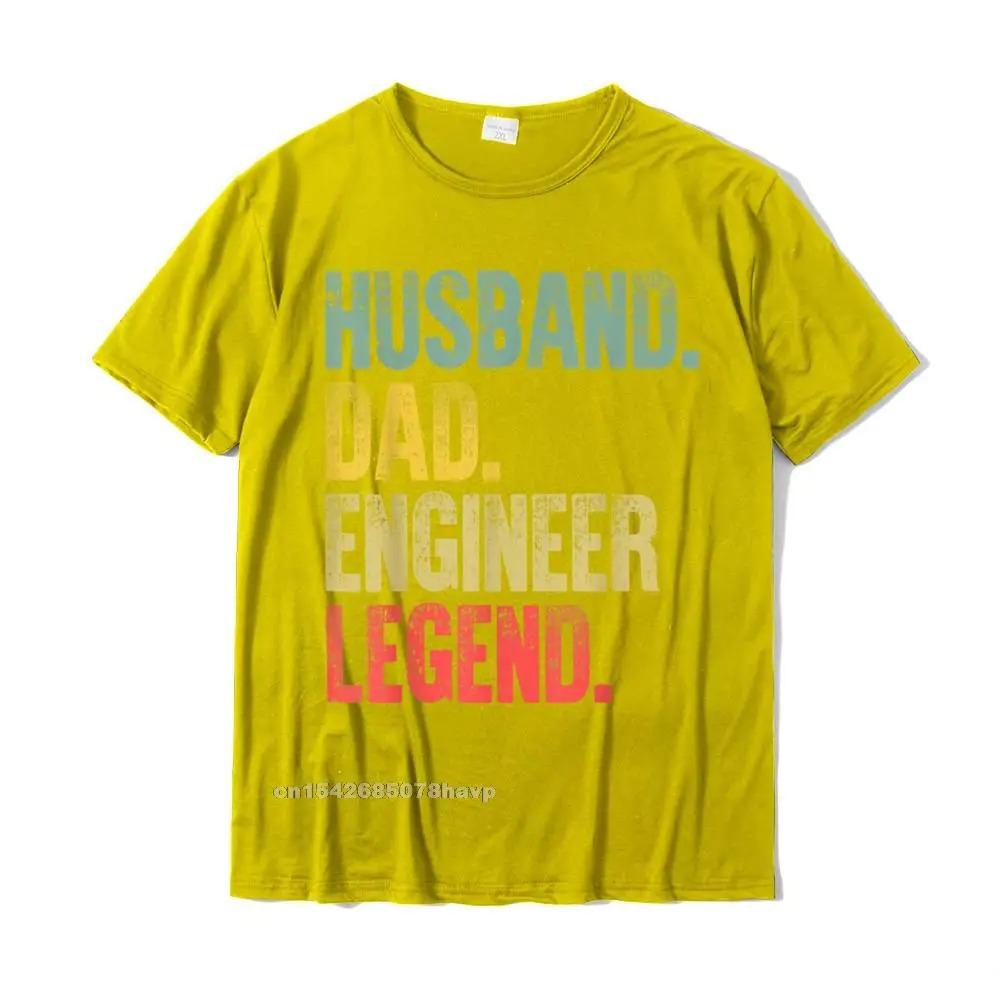 Mens Funny Vintage Shirt Husband Dad Engineer Retro T-Shirt Top T-Shirts Comfortable Oversized Men Tees Comfortable