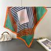 Luxury Simple Designer 70cm Square Scarves Women's Silk Scarf Spring and Summer Bandana Small Hairbands Foulard Shawl
