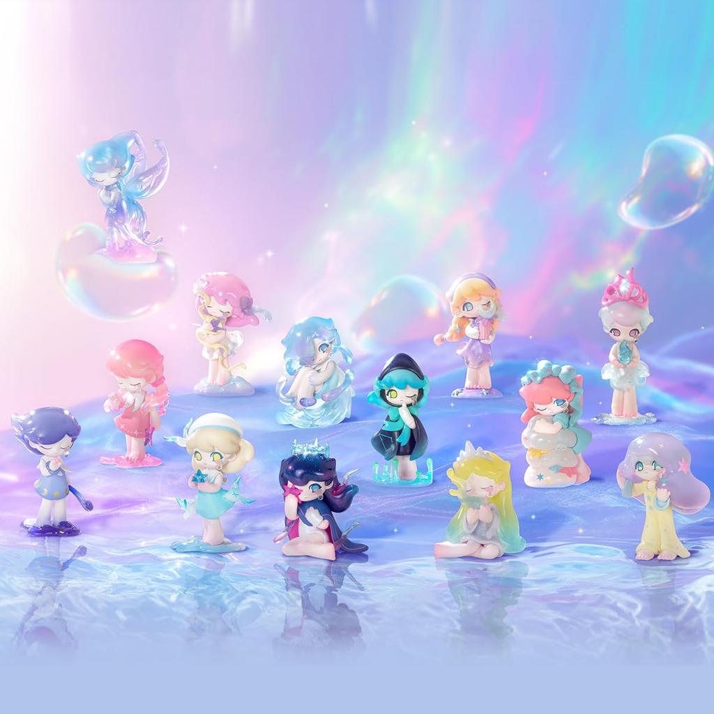 POP MART AZURA A Dream About Stars Series [Assorted Box of 12] Pop Mart Gachapon Blind Box Figures, Plastic Models, Premium Soft Vinyl Toys, Original