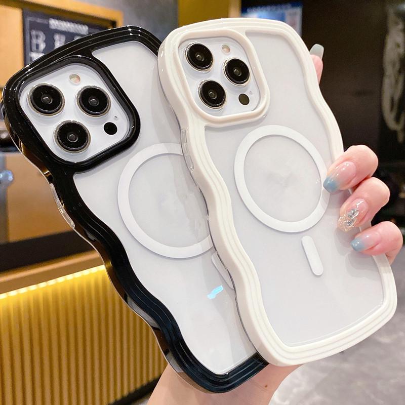Transparent Magnetic Case for iPhone 17 Pro Max, Compatible with iPhone 13, 14, 15, 16