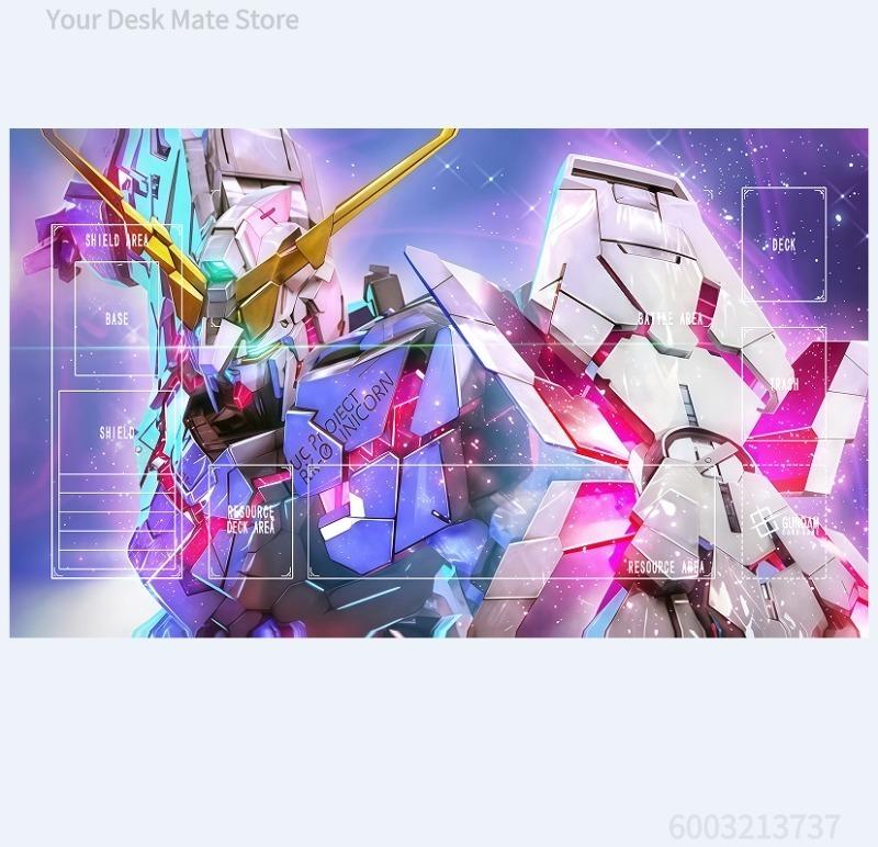 Gundan Play mat Homemade Mobile Suit Gundam: The Witch From Mercury Rubber Non-Slip Battle Card Mat