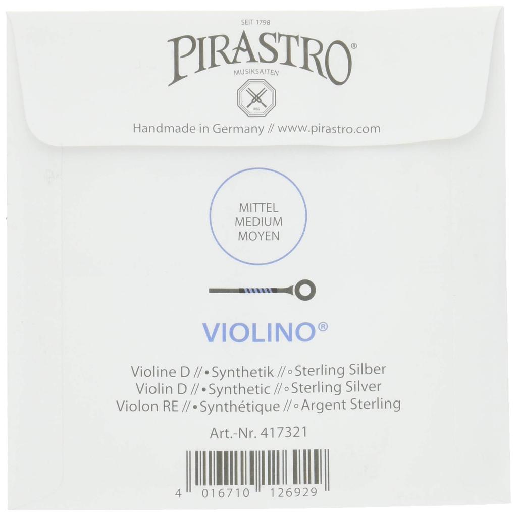 Violino String, D String, Synthetic Core, 44, Silver Wrap, 417321