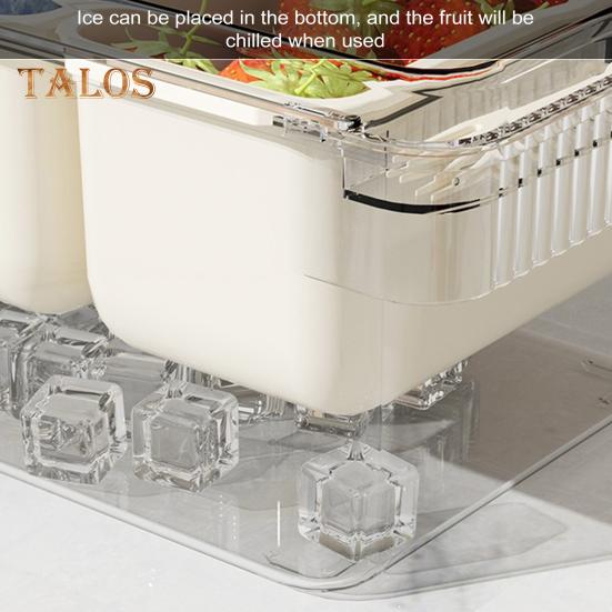 Snackle Box Container Bento Box Dishwasher Safe Divided Snack Tray with Lid And Handle Freshness Preservation Organizer for Fruits Snacks