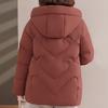 Middle Age Women's Winter Down Jackets Hooded Plus Size Thick Down Coats Woman Outerwears