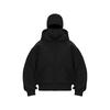 Unisex Oversized Zip-Up Hooded Sweatshirt Winter Warm Fleece Lined Casual Streetwear Korean Style