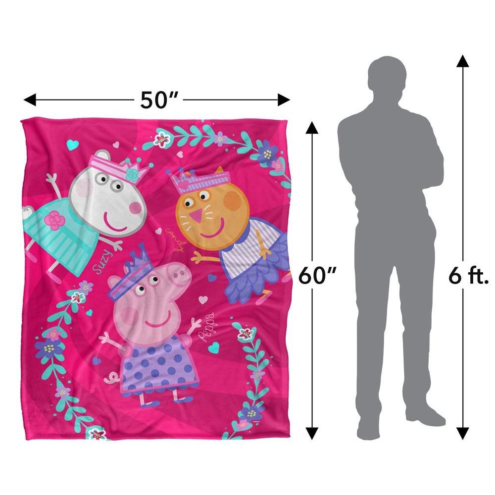 Peppa Pig Peppa, Suzy, Candy Friends Blanket