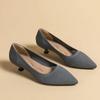 Fashion Women's Solid Color Flat Shoes Casual Fashion Breathable Non Slip Rubber Sole Pointed Non-Slip Comfortable Spring and Autumn