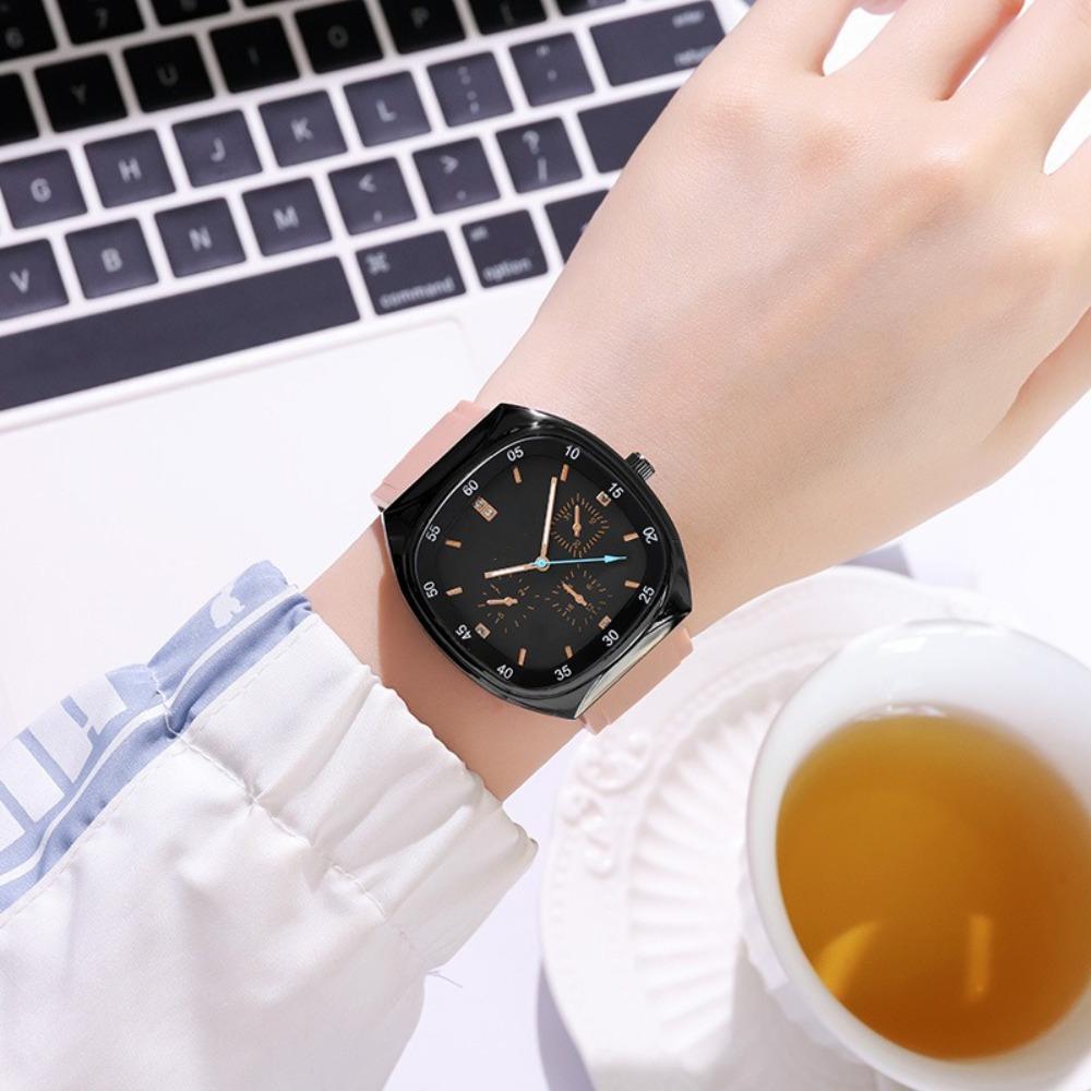 Waterproof Men Imitation Needle Watch Square Couple Watch Fashion Women Quartz Watch  for Women Men