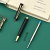 Black Metal Ballpoint Pen, Black Signature Pen, Business Advertising Pen Gift Pen Office Supplies