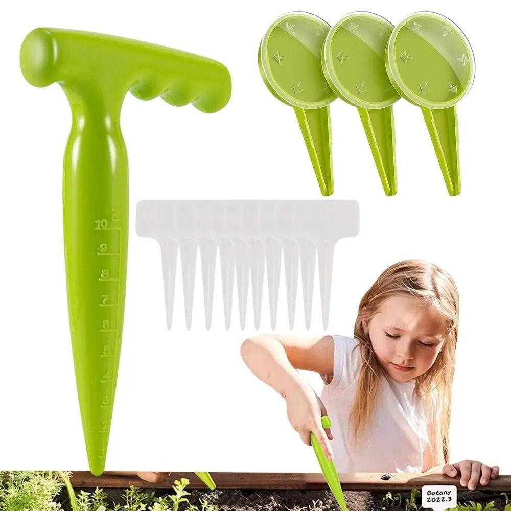 Multifunctional Gardening Hole Puncher Plastic Soil Puncher Horticultural Plant Sower  Planting