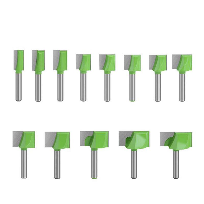 1 bucată 1/4 inch curăţare tijă inferioară Bit drept Router Bit Curat freză Freză Maşină de putere pentru prelucrarea lemnului