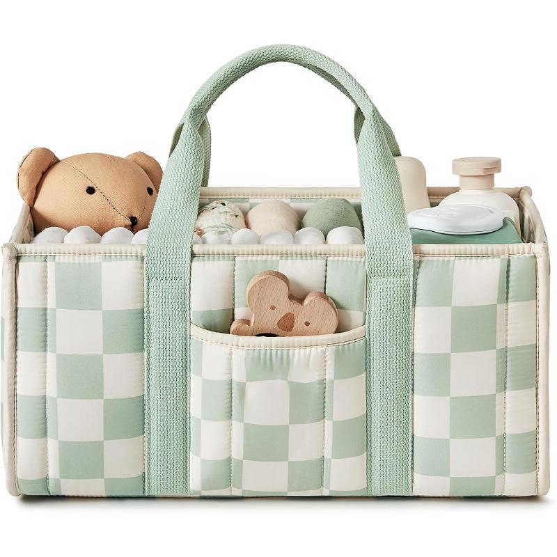 

Mom & Baby Portable Diaper Bag - Large Capacity, Multifunctional Travel Handbag for Baby Essentials 38x25x18 cm
