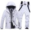 Couple's Ski Suit Set: Outdoor Winter Windproof, Waterproof, Warm, Breathable, Loose-fit for Single/Double Board Skiing.