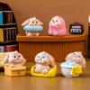 Miniature Cartoon Dog Micro Landscape Resin Ornaments For Home Decoration Kawaii Animal Puppy Figurine Desk Room Decor Gift